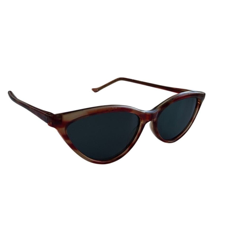 Vintage Tortoise Brown Cat Eye Sunglasses